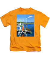 Chatham Harbor Boats Chatham Cape Cod Massachusetts - Kids T-Shirt
