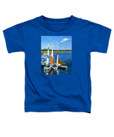 Chatham Harbor Boats Chatham Cape Cod Massachusetts - Toddler T-Shirt