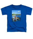 Chatham Harbor Boats Chatham Cape Cod Massachusetts - Toddler T-Shirt