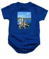 Chatham Harbor Boats Chatham Cape Cod Massachusetts - Baby Onesie