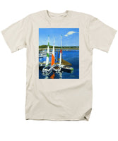 Chatham Harbor Boats Chatham Cape Cod Massachusetts - Men's T-Shirt  (Regular Fit)