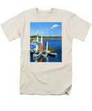 Chatham Harbor Boats Chatham Cape Cod Massachusetts - Men's T-Shirt  (Regular Fit)