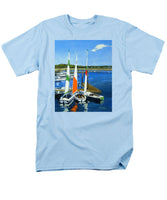 Chatham Harbor Boats Chatham Cape Cod Massachusetts - Men's T-Shirt  (Regular Fit)