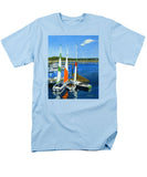 Chatham Harbor Boats Chatham Cape Cod Massachusetts - Men's T-Shirt  (Regular Fit)