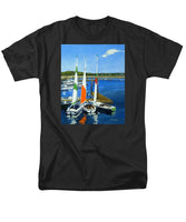 Chatham Harbor Boats Chatham Cape Cod Massachusetts - Men's T-Shirt  (Regular Fit)