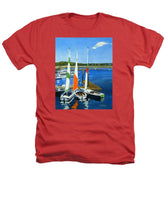 Chatham Harbor Boats Chatham Cape Cod Massachusetts - Heathers T-Shirt