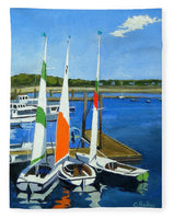 Chatham Harbor Boats Chatham Cape Cod Massachusetts - Blanket