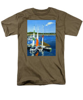 Chatham Harbor Boats Chatham Cape Cod Massachusetts - Men's T-Shirt  (Regular Fit)