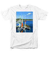Chatham Harbor Boats Chatham Cape Cod Massachusetts - Men's T-Shirt  (Regular Fit)