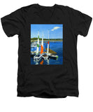 Chatham Harbor Boats Chatham Cape Cod Massachusetts - Men's V-Neck T-Shirt