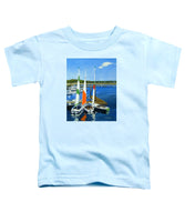 Chatham Harbor Boats Chatham Cape Cod Massachusetts - Toddler T-Shirt