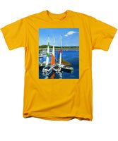 Chatham Harbor Boats Chatham Cape Cod Massachusetts - Men's T-Shirt  (Regular Fit)