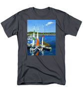 Chatham Harbor Boats Chatham Cape Cod Massachusetts - Men's T-Shirt  (Regular Fit)