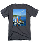 Chatham Harbor Boats Chatham Cape Cod Massachusetts - Men's T-Shirt  (Regular Fit)