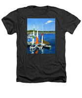 Chatham Harbor Boats Chatham Cape Cod Massachusetts - Heathers T-Shirt