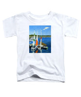 Chatham Harbor Boats Chatham Cape Cod Massachusetts - Toddler T-Shirt