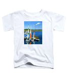 Chatham Harbor Boats Chatham Cape Cod Massachusetts - Toddler T-Shirt