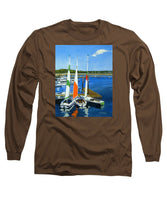 Chatham Harbor Boats Chatham Cape Cod Massachusetts - Long Sleeve T-Shirt