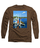 Chatham Harbor Boats Chatham Cape Cod Massachusetts - Long Sleeve T-Shirt