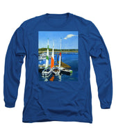 Chatham Harbor Boats Chatham Cape Cod Massachusetts - Long Sleeve T-Shirt