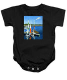 Chatham Harbor Boats Chatham Cape Cod Massachusetts - Baby Onesie
