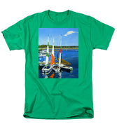 Chatham Harbor Boats Chatham Cape Cod Massachusetts - Men's T-Shirt  (Regular Fit)