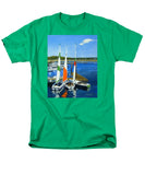 Chatham Harbor Boats Chatham Cape Cod Massachusetts - Men's T-Shirt  (Regular Fit)