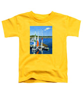 Chatham Harbor Boats Chatham Cape Cod Massachusetts - Toddler T-Shirt