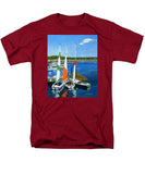 Chatham Harbor Boats Chatham Cape Cod Massachusetts - Men's T-Shirt  (Regular Fit)