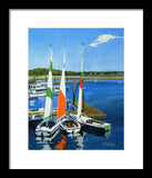 Chatham Harbor Boats Chatham Cape Cod Massachusetts - Framed Print