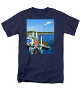 Chatham Harbor Boats Chatham Cape Cod Massachusetts - Men's T-Shirt  (Regular Fit)