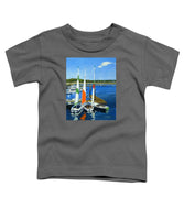 Chatham Harbor Boats Chatham Cape Cod Massachusetts - Toddler T-Shirt