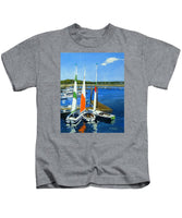 Chatham Harbor Boats Chatham Cape Cod Massachusetts - Kids T-Shirt