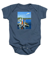 Chatham Harbor Boats Chatham Cape Cod Massachusetts - Baby Onesie