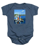 Chatham Harbor Boats Chatham Cape Cod Massachusetts - Baby Onesie