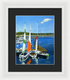 Chatham Harbor Boats Chatham Cape Cod Massachusetts - Framed Print
