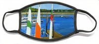 Chatham Harbor Boats Chatham Cape Cod Massachusetts - Face Mask