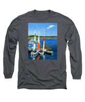 Chatham Harbor Boats Chatham Cape Cod Massachusetts - Long Sleeve T-Shirt