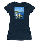 Chatham Harbor Boats Chatham Cape Cod Massachusetts - Women's T-Shirt