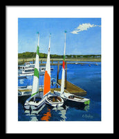 Chatham Harbor Boats Chatham Cape Cod Massachusetts - Framed Print