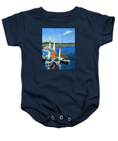 Chatham Harbor Boats Chatham Cape Cod Massachusetts - Baby Onesie