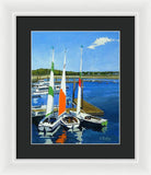 Chatham Harbor Boats Chatham Cape Cod Massachusetts - Framed Print