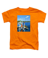 Chatham Harbor Boats Chatham Cape Cod Massachusetts - Toddler T-Shirt