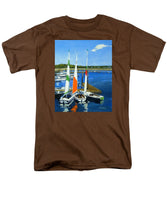 Chatham Harbor Boats Chatham Cape Cod Massachusetts - Men's T-Shirt  (Regular Fit)
