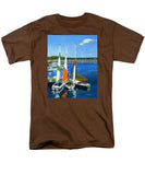 Chatham Harbor Boats Chatham Cape Cod Massachusetts - Men's T-Shirt  (Regular Fit)