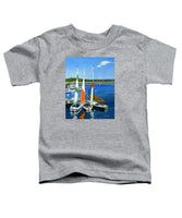 Chatham Harbor Boats Chatham Cape Cod Massachusetts - Toddler T-Shirt