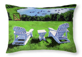 Chatham Harbor Massachusetts - Throw Pillow