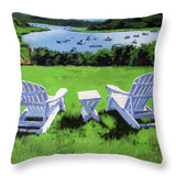 Chatham Harbor Massachusetts - Throw Pillow