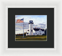 Chatham Lighthouse Cape Cod Massachusetts - Framed Print