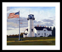 Chatham Lighthouse Cape Cod Massachusetts - Framed Print